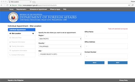 dfa group appointment|philippine passport online appointment.